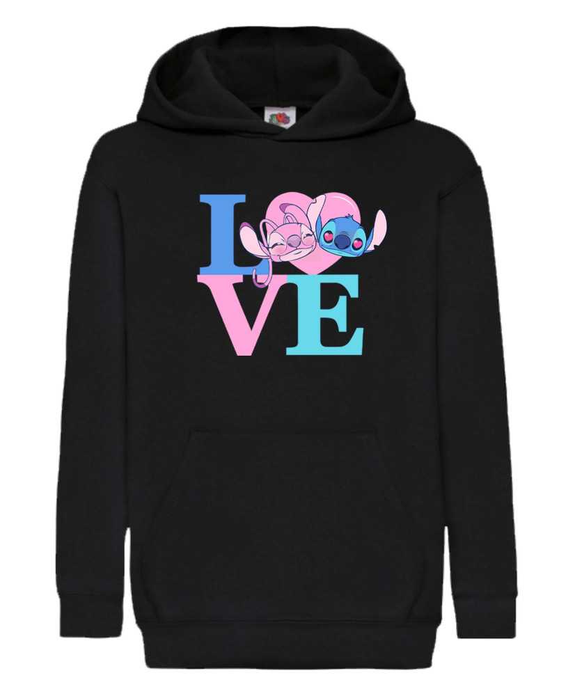 Детски Суитчър Lilo And Stitch Disney Angel Love Stitch Детски Суитчър Lilo And Stitch Disney Angel Love Stitch