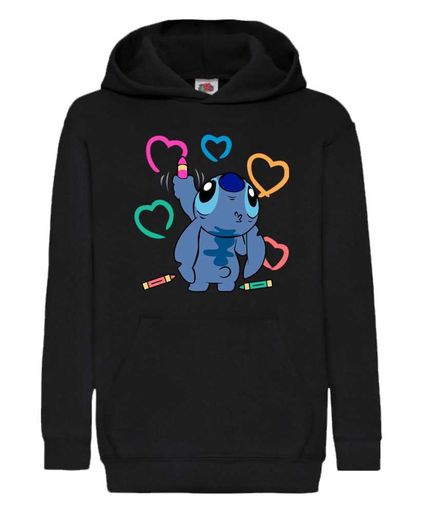 Детски Суитчър Lilo And Stitch Disney Stitch Drawing Hearts Детски Суитчър Lilo And Stitch Disney Stitch Drawing Hearts
