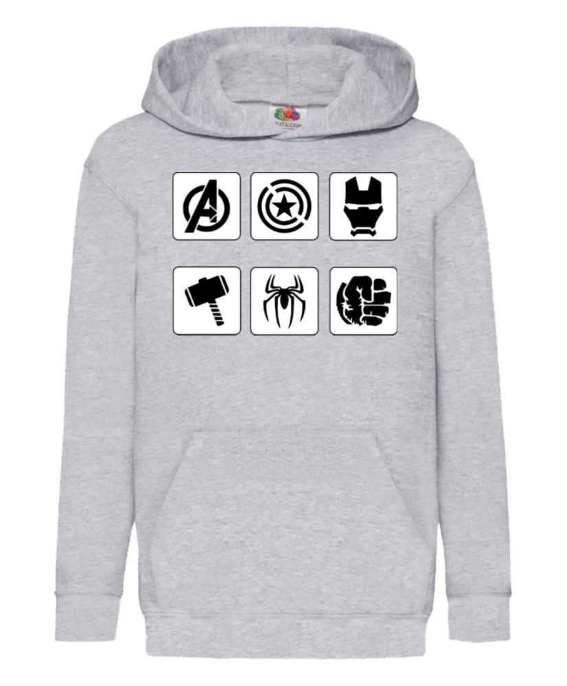 Детски Суитчър Marvel Comics Avengers Logos Детски Суитчър Marvel Comics Avengers Logos