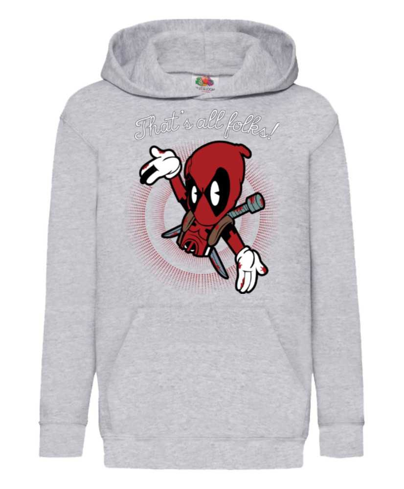 Детски Суитчър Marvel Comics Deadpool That Is All Folks Детски Суитчър Marvel Comics Deadpool That Is All Folks