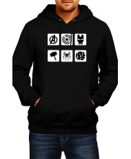 Мъжки Суитчър Avengers Logos