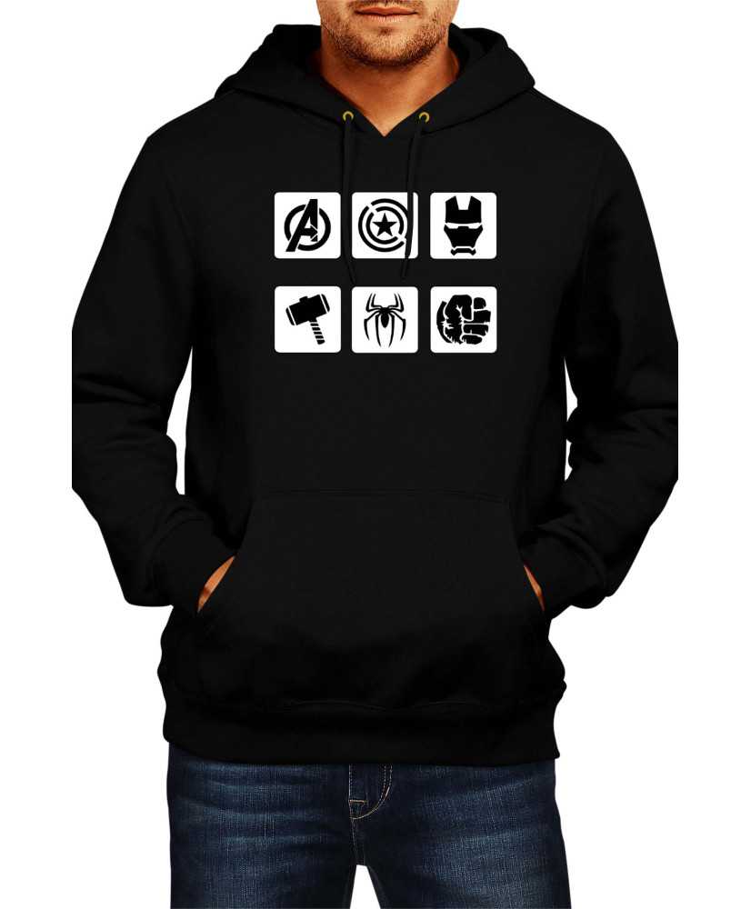Мъжки Суитчър Avengers Logos