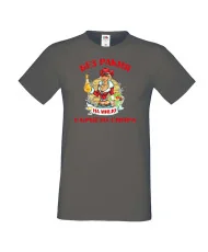 Мъжка тениска Архангел-Михаил БЕЗ РАКИЯ на МИШО СЪРЦЕТО СПИРА  ЗИМА