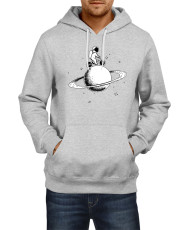 Мъжки Суитчър Nasa Space Theme Astronaut Bike Saturn