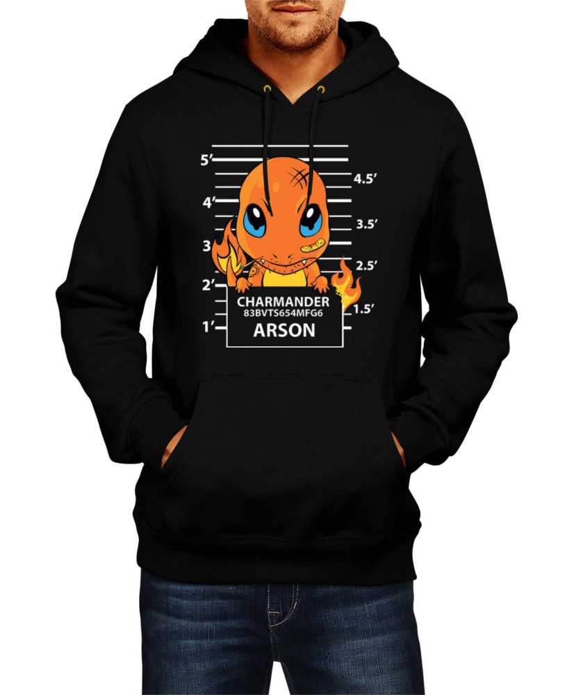 Мъжки Суитчър Japan Manga Anime Comics Pokemon Charmander Wanted