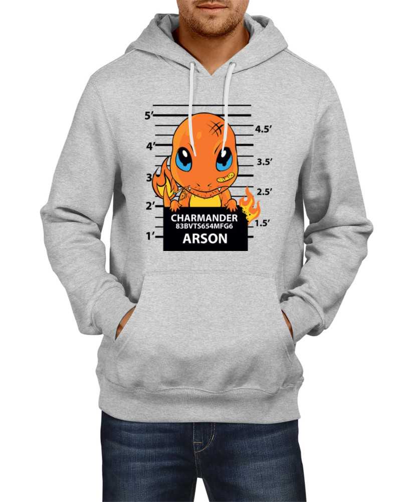 Мъжки Суитчър Japan Manga Anime Comics Pokemon Charmander Wanted