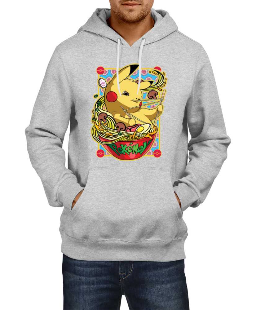 Мъжки Суитчър Japan Manga Anime Comics Pokemon Pikachu Ramen