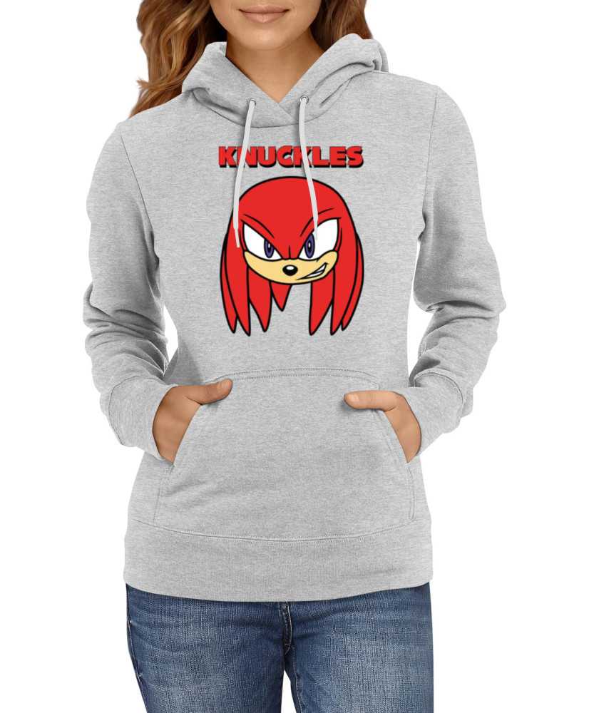 Дамски Сутичър Sonic The Hedgehog Knuckles Face 01