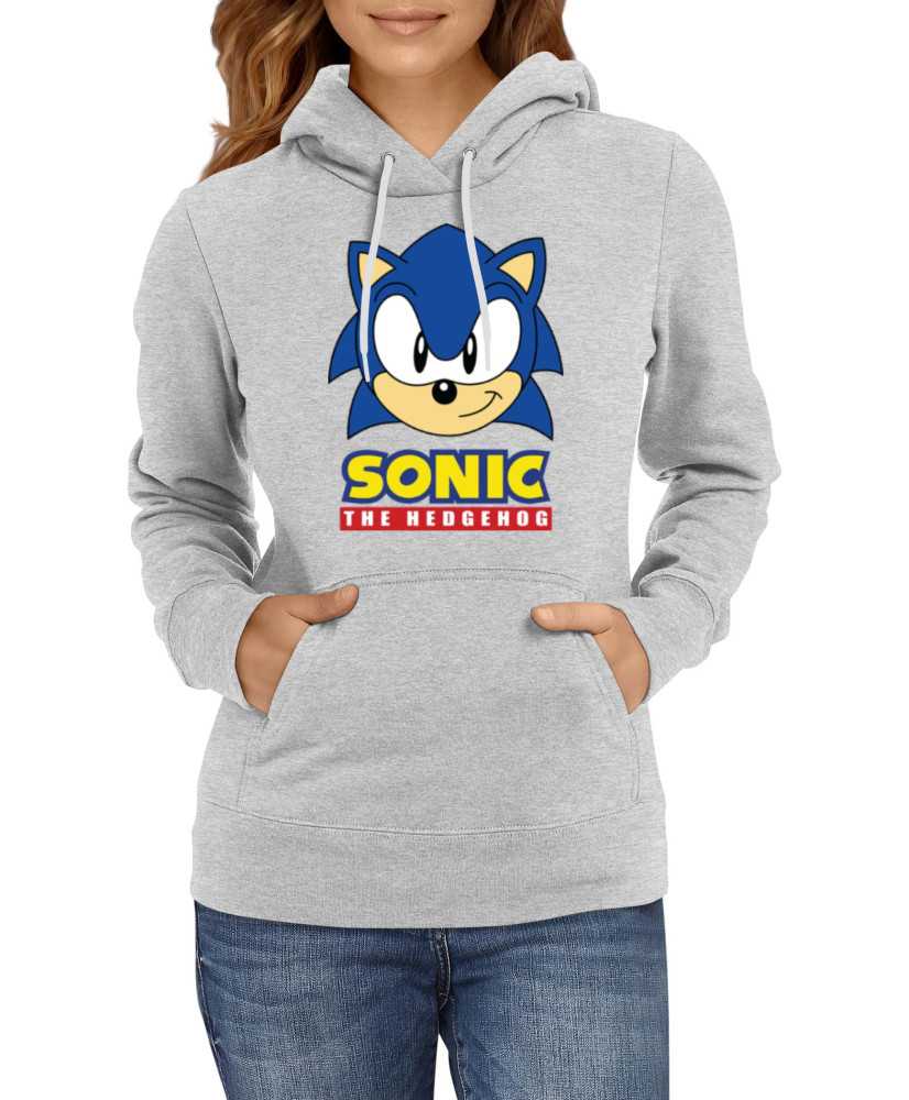 Дамски Сутичър Sonic The Hedgehog Sonic Face 02