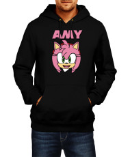 Мъжки Суитчър Sonic The Hedgehog Amy Face 01