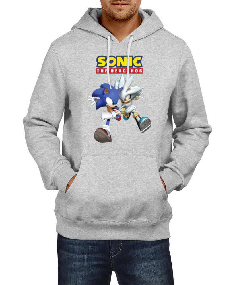 Мъжки Суитчър Sonic The Hedgehog Sonic And Silver Мъжки Суитчър Sonic The Hedgehog Sonic And Silver