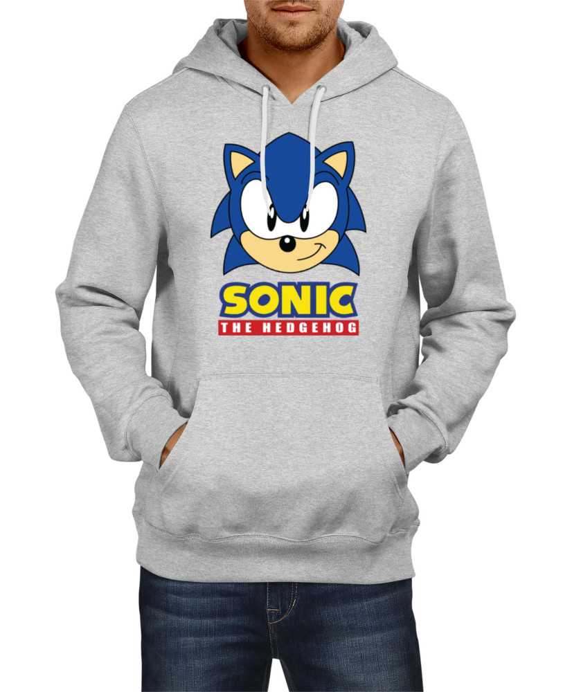Мъжки Суитчър Sonic The Hedgehog Sonic Face 02 Мъжки Суитчър Sonic The Hedgehog Sonic Face 02