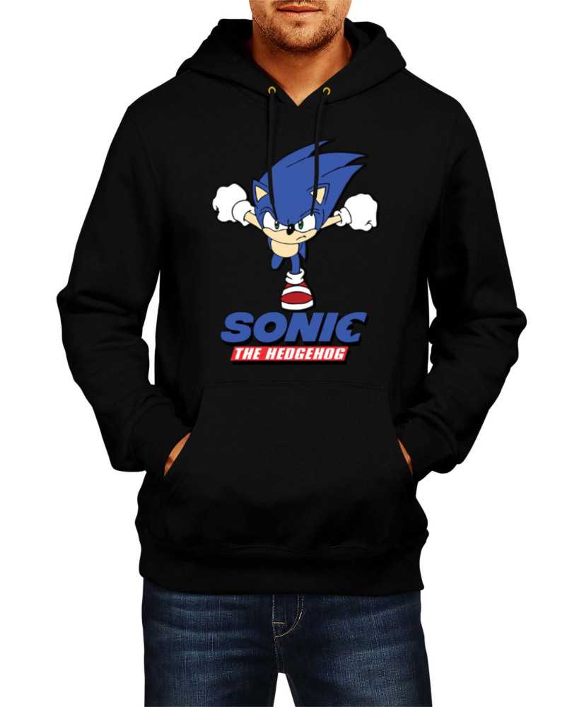 Мъжки Суитчър Sonic The Hedgehog Sonic Naruto Run Мъжки Суитчър Sonic The Hedgehog Sonic Naruto Run