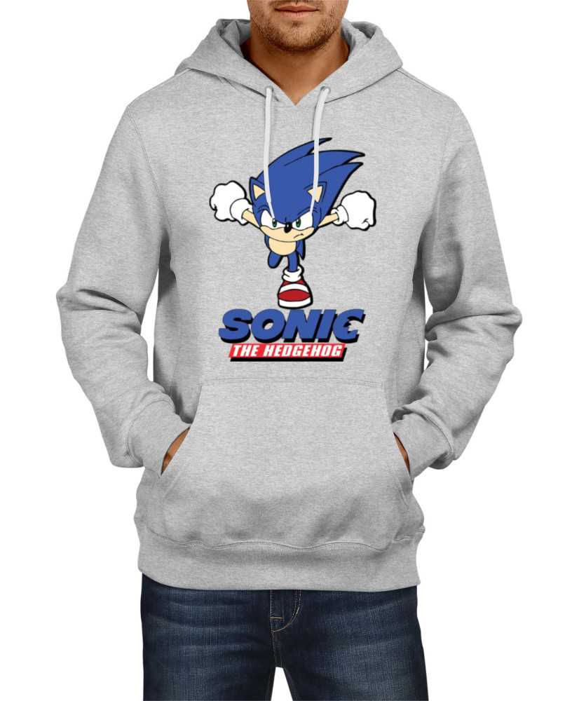 Мъжки Суитчър Sonic The Hedgehog Sonic Naruto Run Мъжки Суитчър Sonic The Hedgehog Sonic Naruto Run