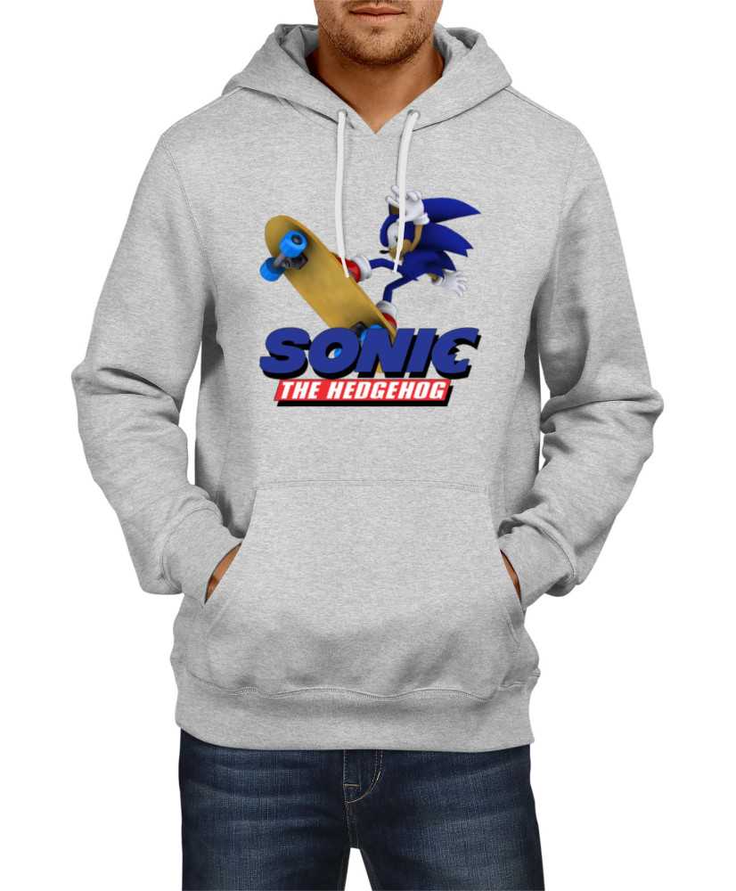 Мъжки Суитчър Sonic The Hedgehog Sonic Skateboard Мъжки Суитчър Sonic The Hedgehog Sonic Skateboard