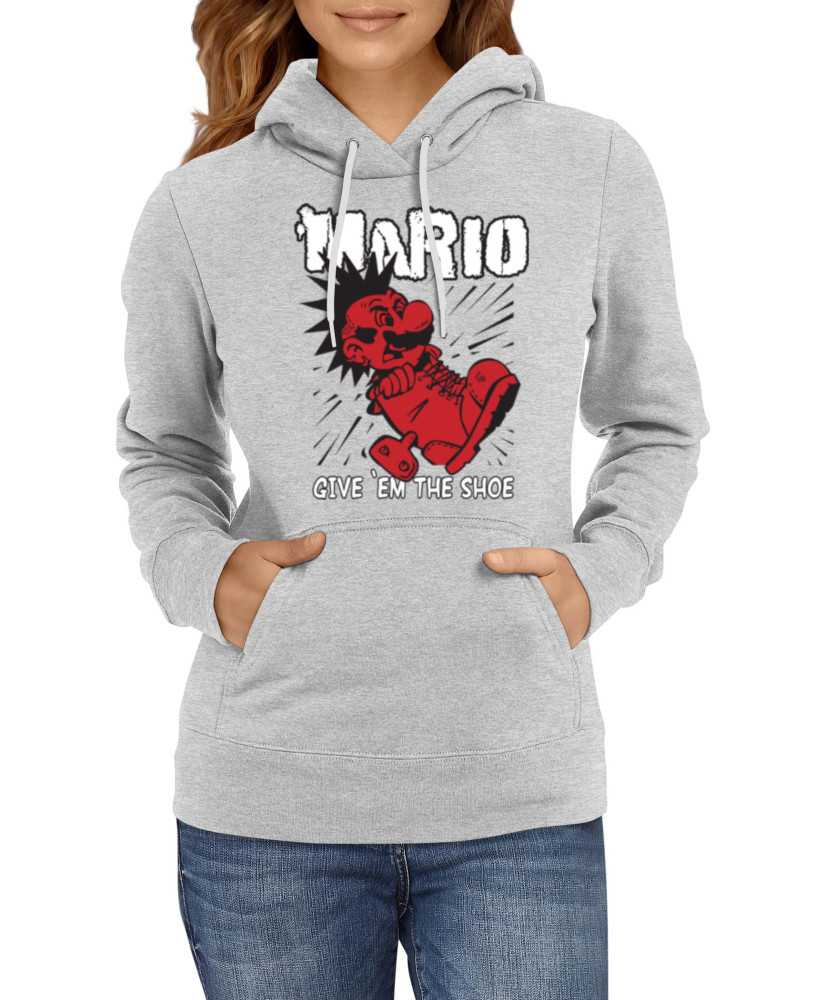 Дамски Сутичър Super Mario Nintendo Mario Give Them The Shoe Дамски Сутичър Super Mario Nintendo Mario Give Them The Shoe