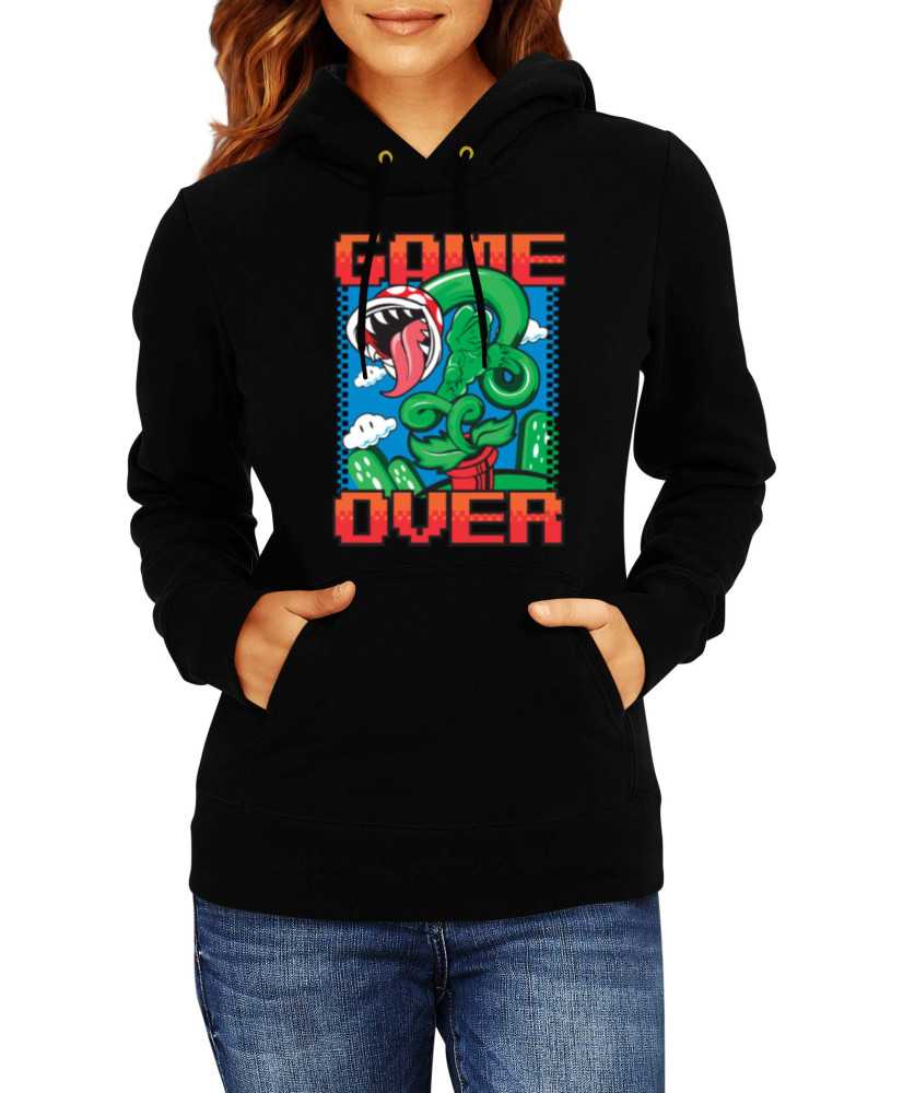 Дамски Сутичър Super Mario Nintendo Piranha Plant Game Over Дамски Сутичър Super Mario Nintendo Piranha Plant Game Over
