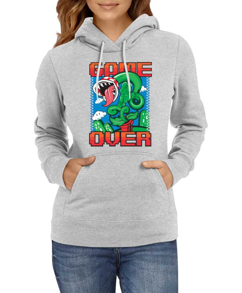 Дамски Сутичър Super Mario Nintendo Piranha Plant Game Over Дамски Сутичър Super Mario Nintendo Piranha Plant Game Over
