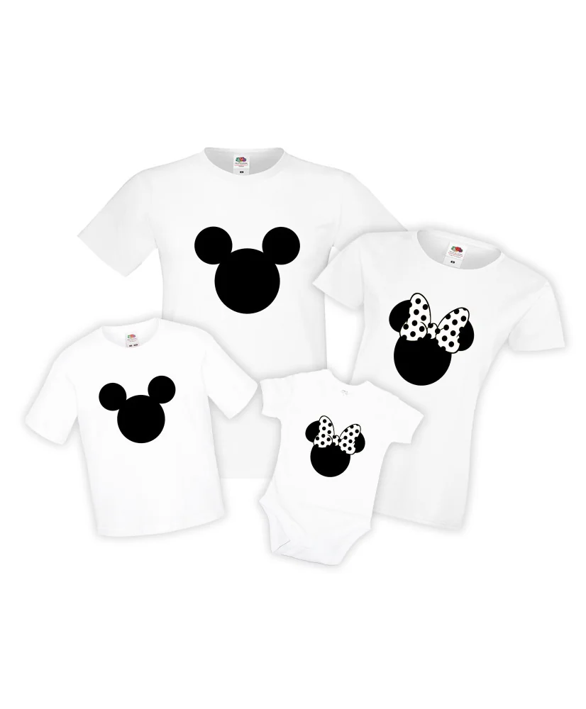 Семеен Коледен комплект Mickey Minnie mouse family set Семеен Коледен комплект Mickey Minnie mouse family set
