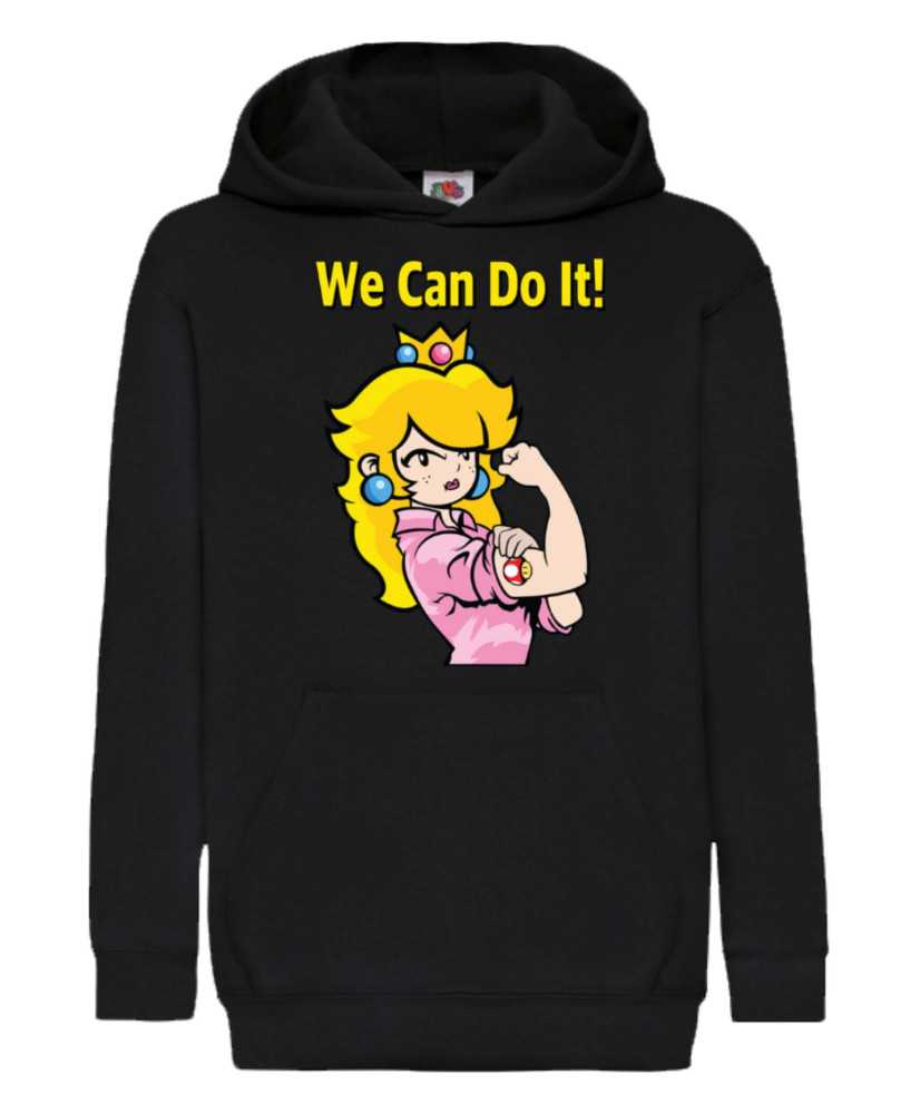 Детски Суитчър Super Mario Nintendo Princess Peach We Can Do It Детски Суитчър Super Mario Nintendo Princess Peach We Can Do It