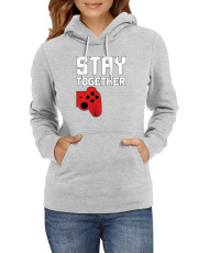 Дамски Сутичър Power Couple Valentine Day Love Play Together Stay Together Gamer Lady Woman