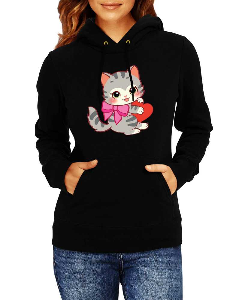 Дамски Сутичър Power Couple Valentine Day Love Retro Kitties Lady Woman Дамски Сутичър Power Couple Valentine Day Love Retro Kitties Lady Woman