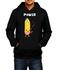 Мъжки Суитчър Power Couple Valentine Day Love Pencil Rubber Man