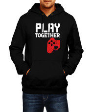 Мъжки Суитчър Power Couple Valentine Day Love Play Together Stay Together Gamer Man