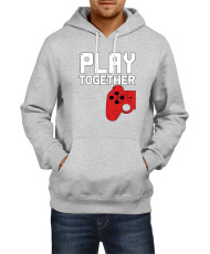 Мъжки Суитчър Power Couple Valentine Day Love Play Together Stay Together Gamer Man