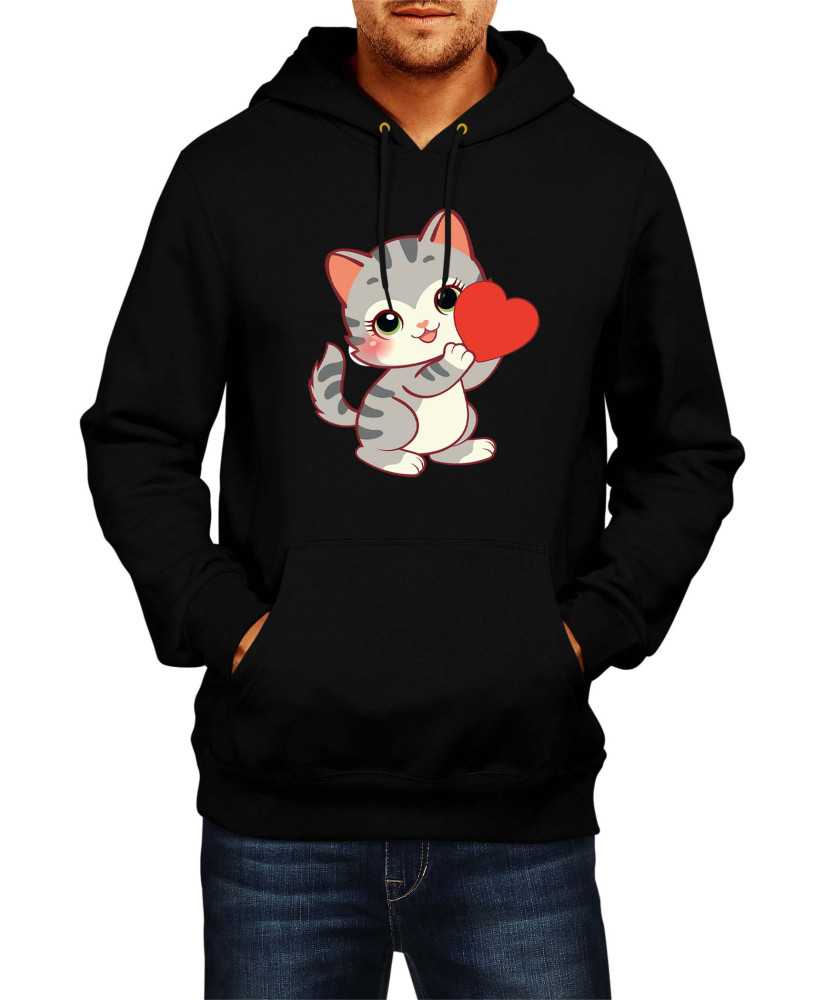 Мъжки Суитчър Power Couple Valentine Day Love Retro Kitties Man