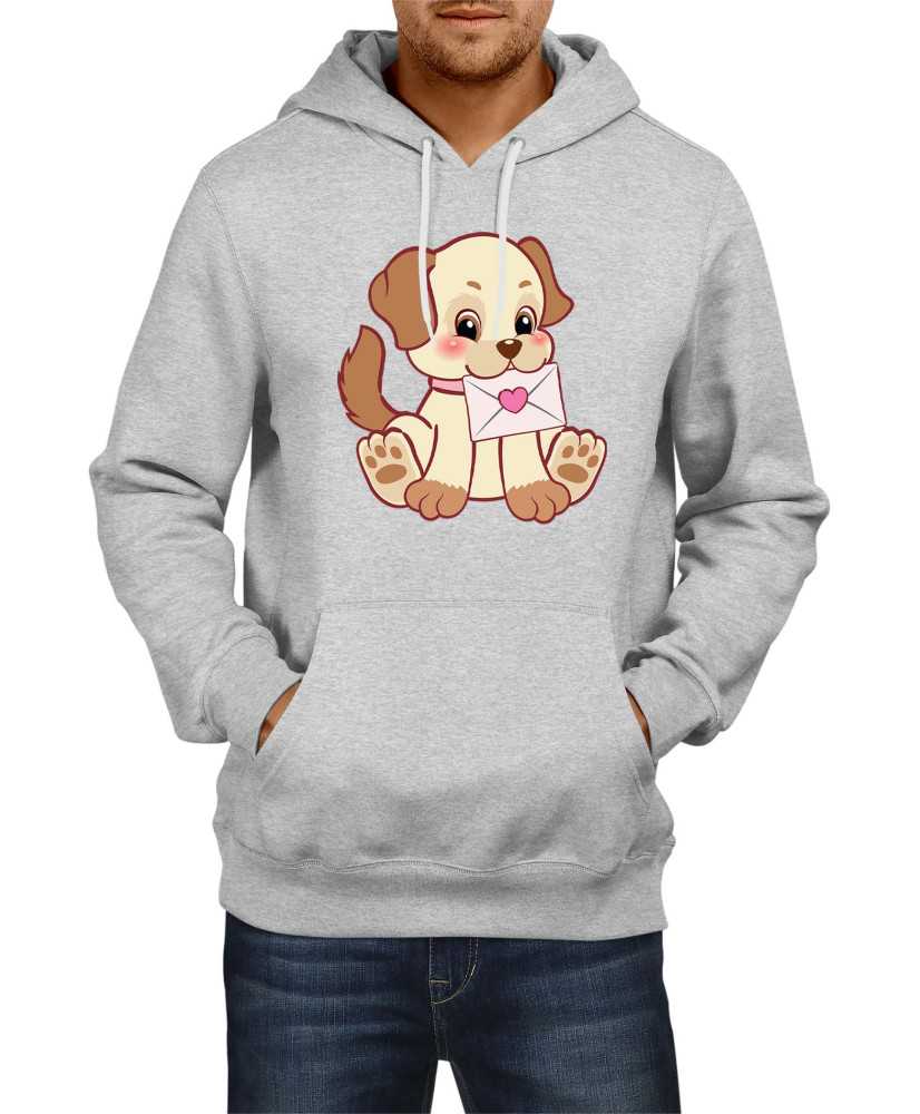 Мъжки Суитчър Power Couple Valentine Day Love Retro Puppies Man