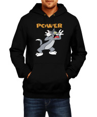 Мъжки Суитчър Power Couple Valentine Day Love Tom Jerry Man