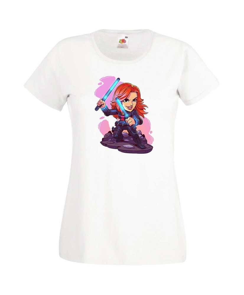 Дамска Тениска Marvel Avengers Super Heroes Black Widow