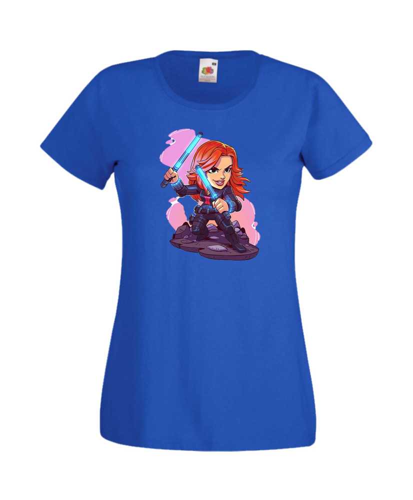 Дамска Тениска Marvel Avengers Super Heroes Black Widow