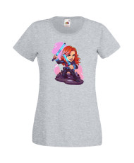 Дамска Тениска Marvel Avengers Super Heroes Black Widow