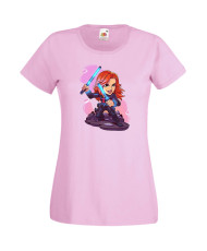 Дамска Тениска Marvel Avengers Super Heroes Black Widow