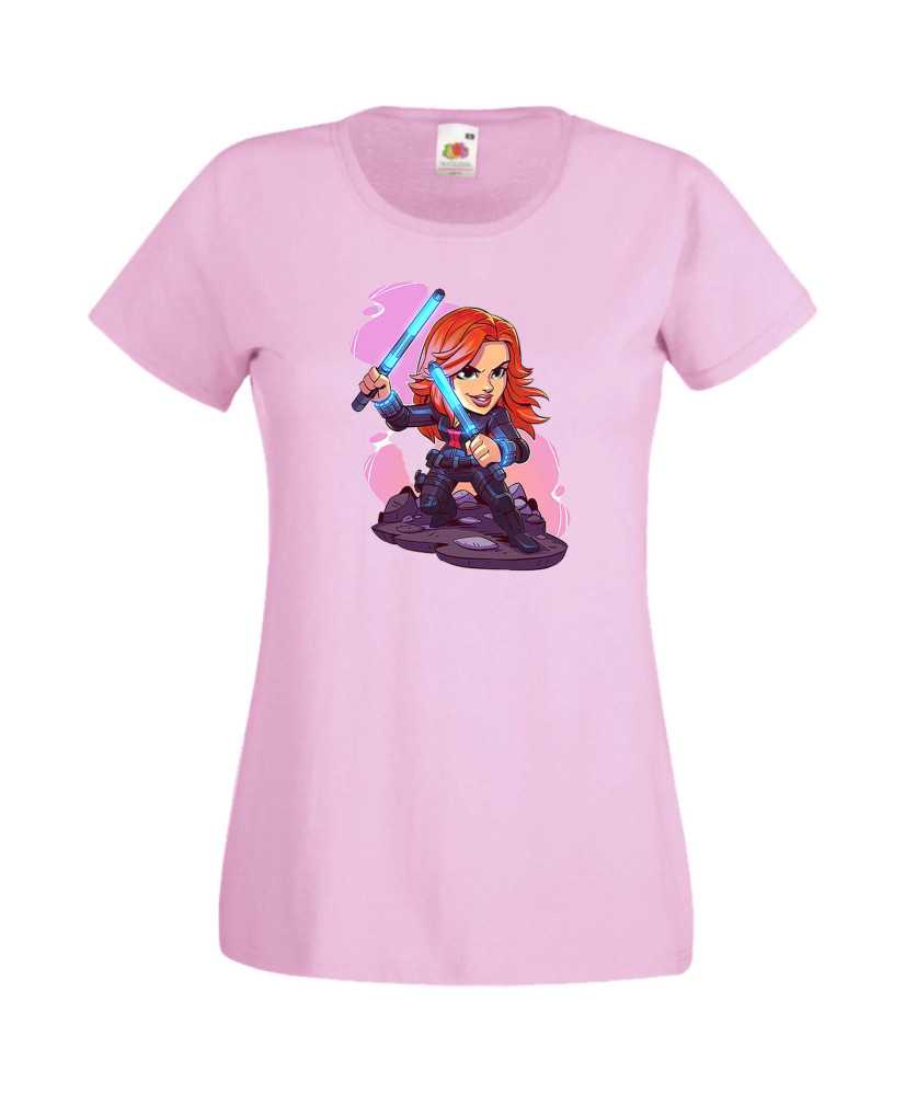 Дамска Тениска Marvel Avengers Super Heroes Black Widow