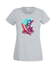 Дамска Тениска Marvel Avengers Super Heroes Captain America 1