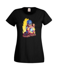 Дамска Тениска Marvel Avengers Super Heroes Captain America 2