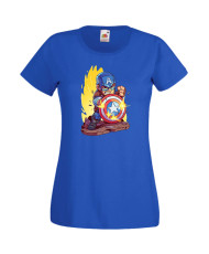 Дамска Тениска Marvel Avengers Super Heroes Captain America 2