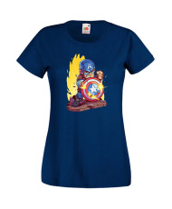 Дамска Тениска Marvel Avengers Super Heroes Captain America 2