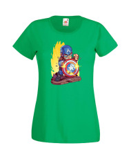 Дамска Тениска Marvel Avengers Super Heroes Captain America 2