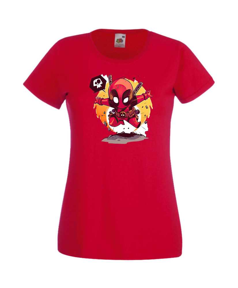 Дамска Тениска Marvel Avengers Super Heroes Deadpool 1