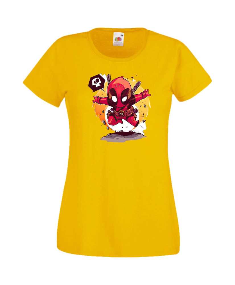 Дамска Тениска Marvel Avengers Super Heroes Deadpool 1
