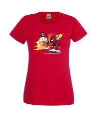 Дамска Тениска Marvel Avengers Super Heroes Deadpool 2