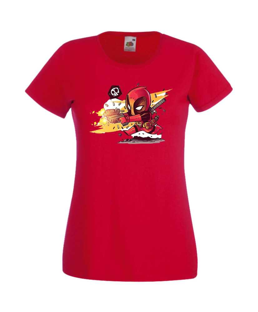 Дамска Тениска Marvel Avengers Super Heroes Deadpool 2