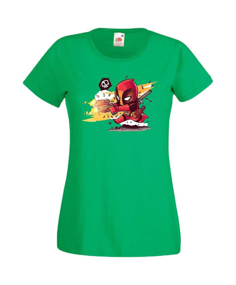 Дамска Тениска Marvel Avengers Super Heroes Deadpool 2