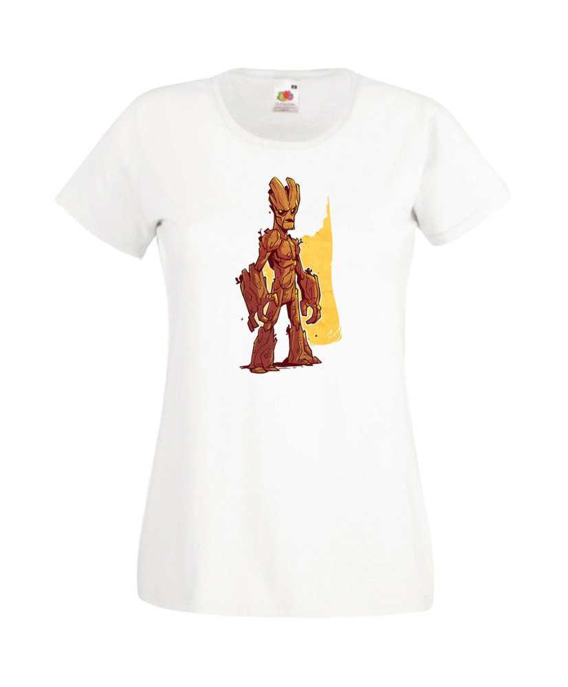 Дамска Тениска Marvel Avengers Super Heroes Groot 1